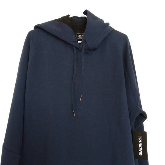 TRUWEAR Blue Hoodie Pullover Sweatshirt New With Tags Men’s 2XL - Picture 2 of 7